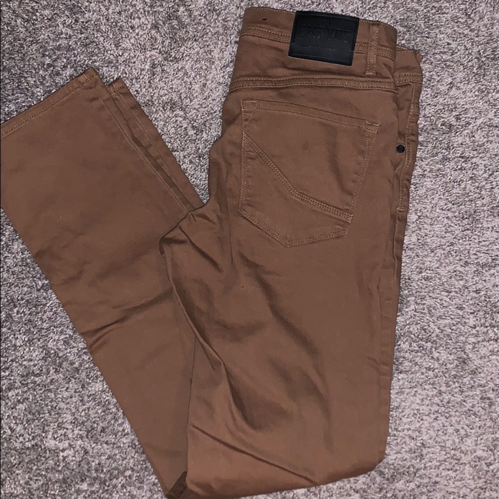 Dark tan pants